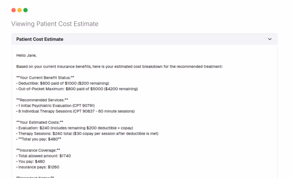 Fuse billing automation workflow screenshot