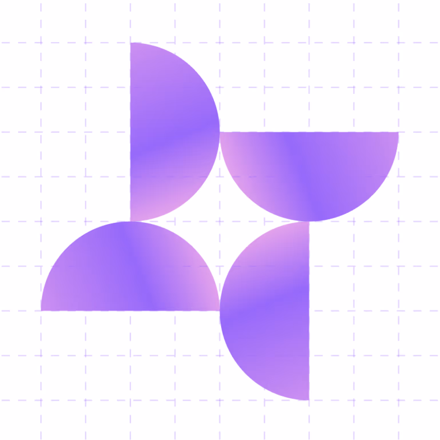 FuseInsight abstract geometric logo in purple gradient